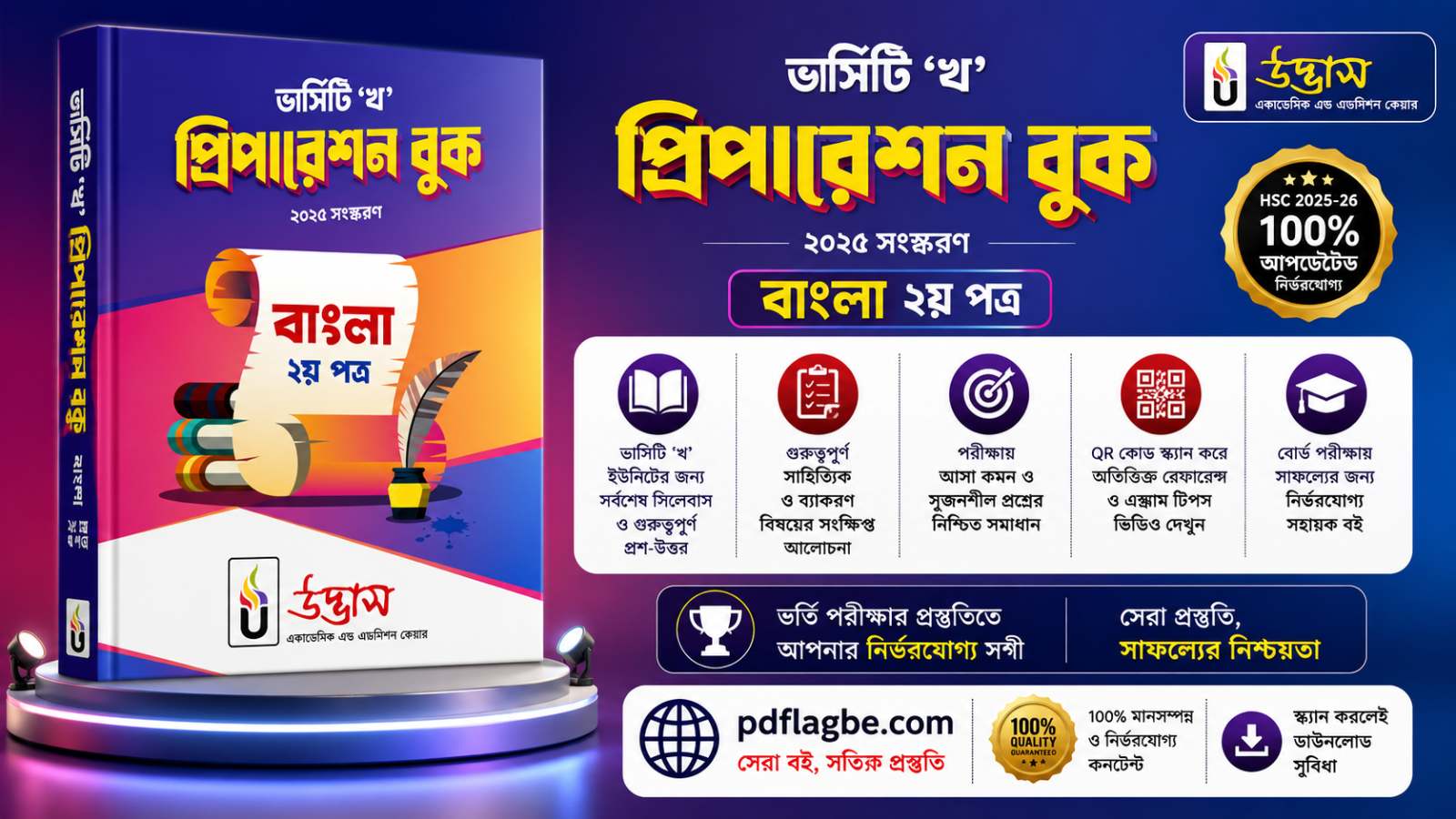 খ ইউনিট বাংলা ২য় প্রস্তুতি ব‌ই PDF