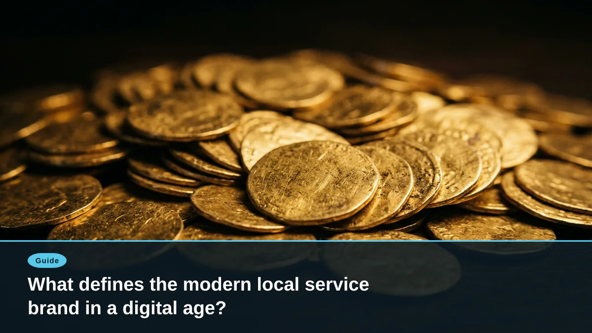 What defines the modern local service brand in a digital age?