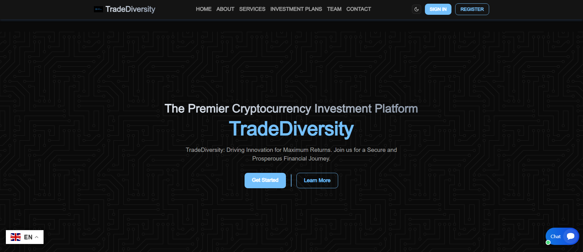 Stored capture of tradediversity.com
