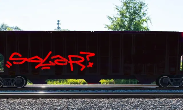 Graffiti artwork by SOLAR