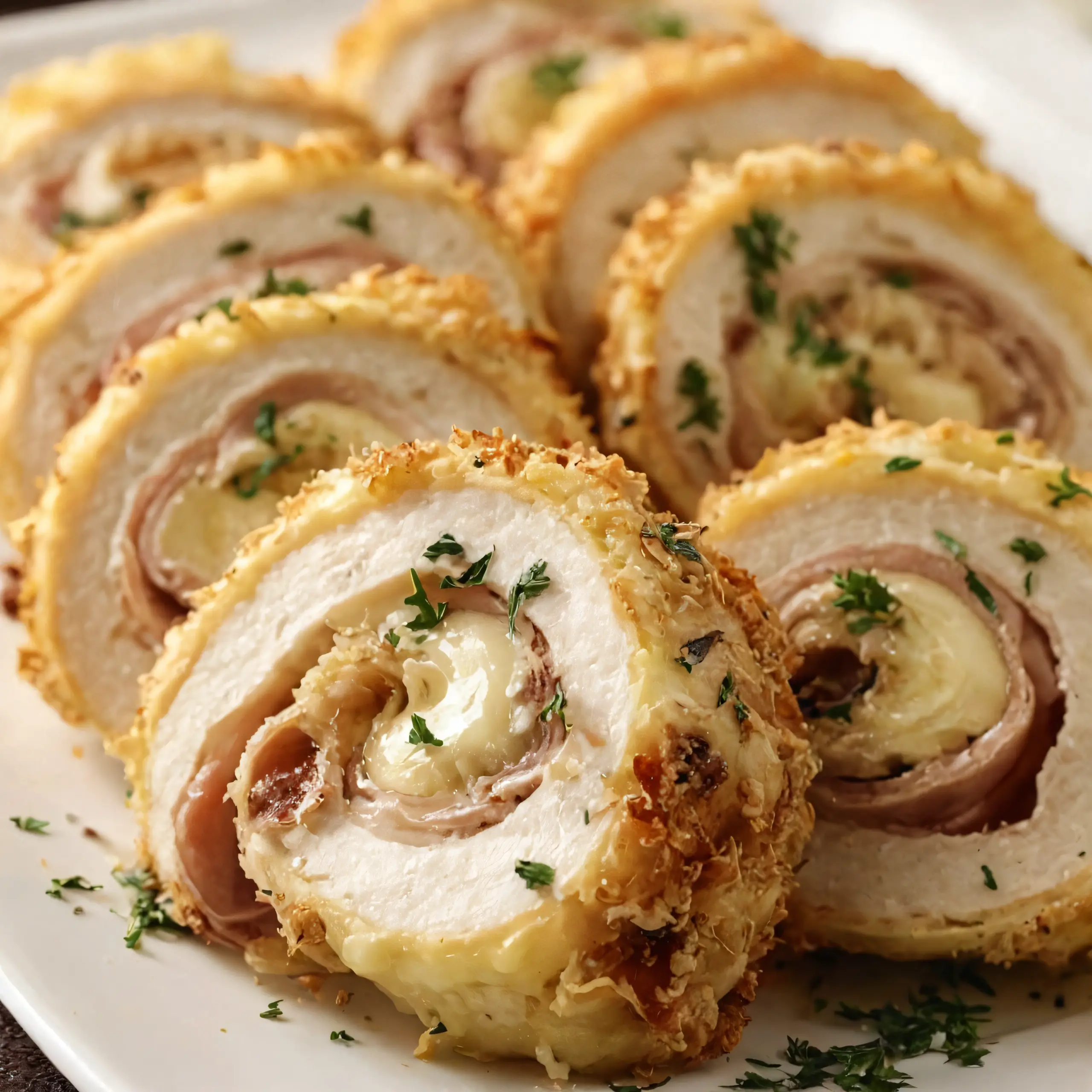 Baked Chicken Cordon Bleu卷Recipe