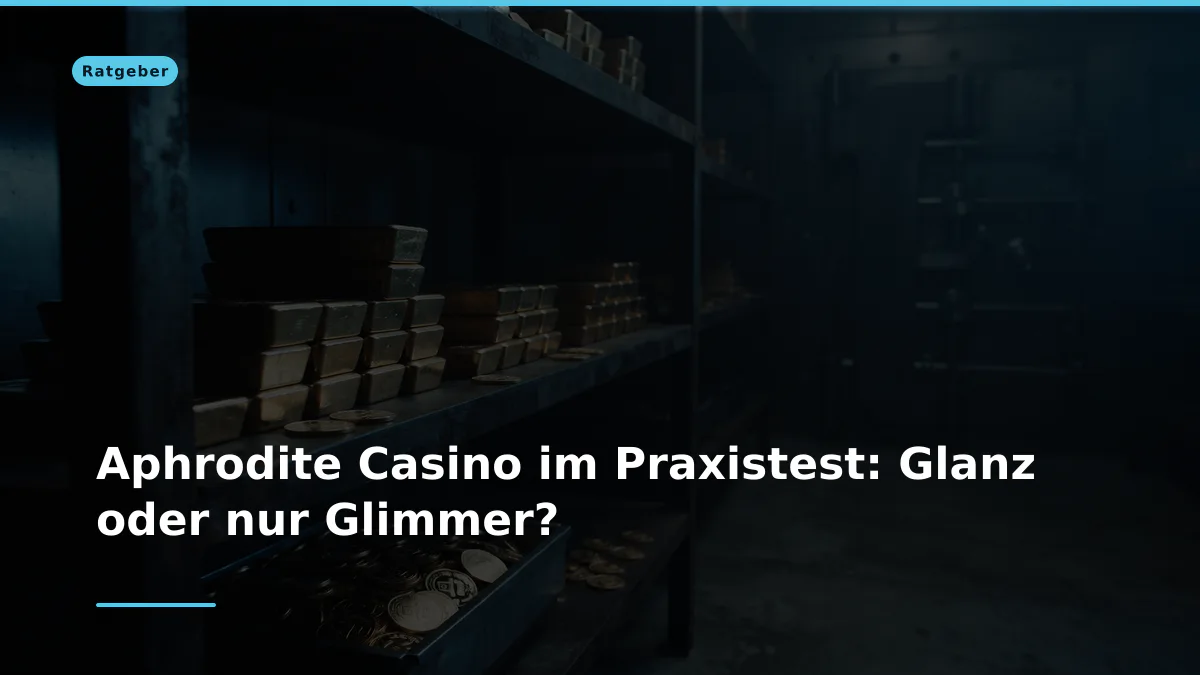 Aphrodite Casino im Praxistest: Glanz oder nur Glimmer?