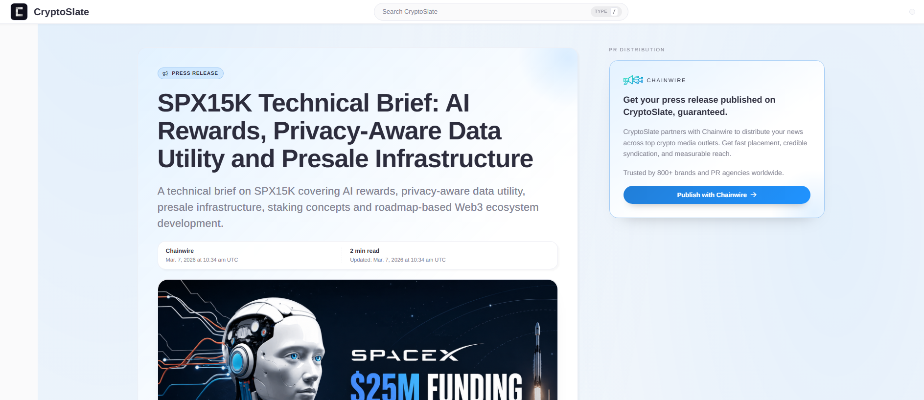 Stored capture of spx15k-cryptoslate.com