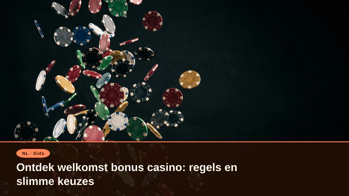 Ontdek welkomst bonus casino: regels en slimme keuzes
