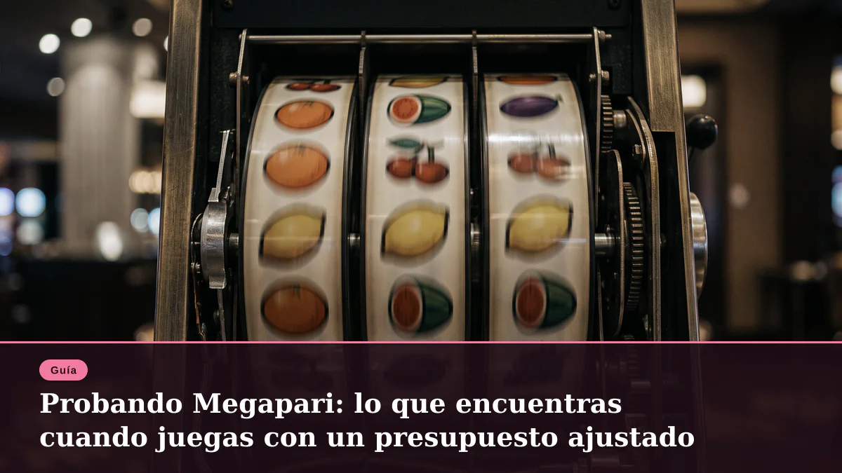 Probando Megapari: lo que encuentras cuando juegas con un presupuesto ajustado