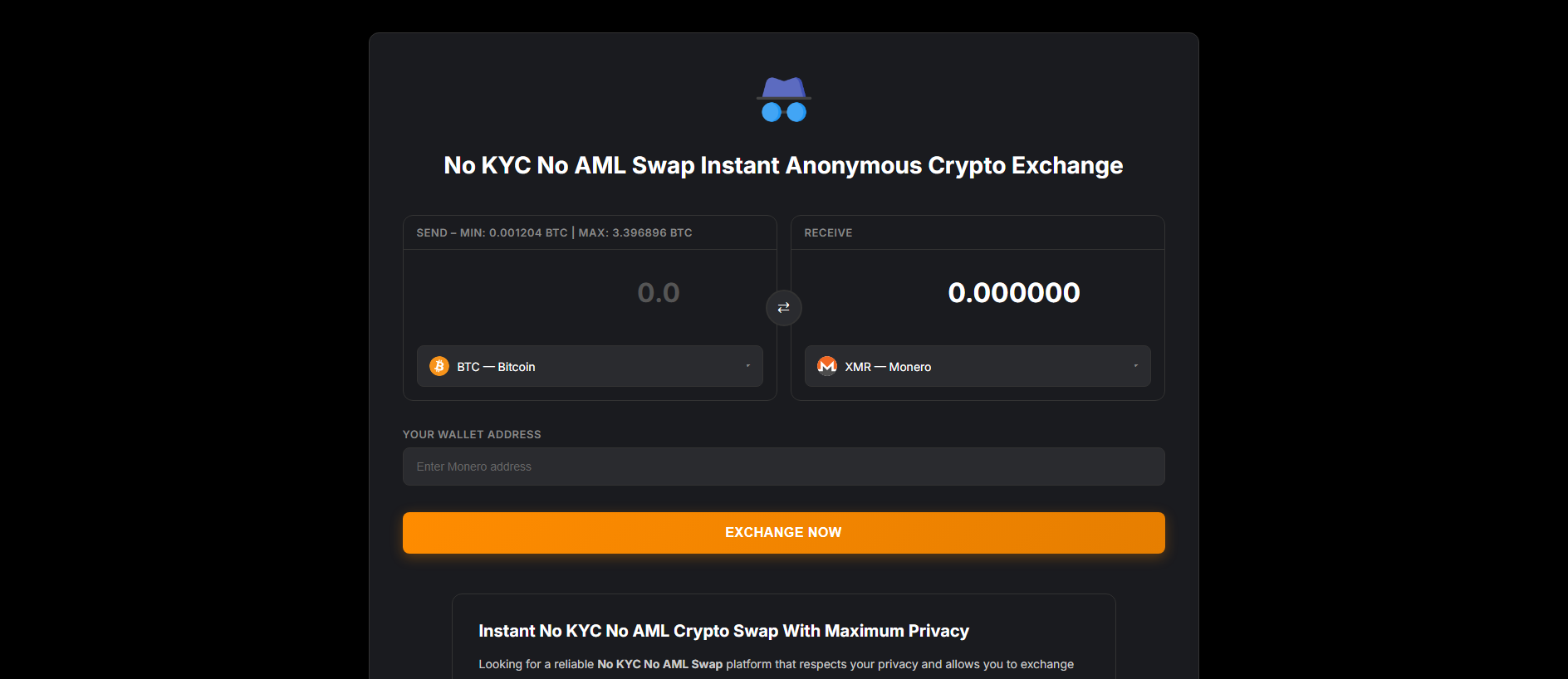 Stored capture of 365cash.exchange