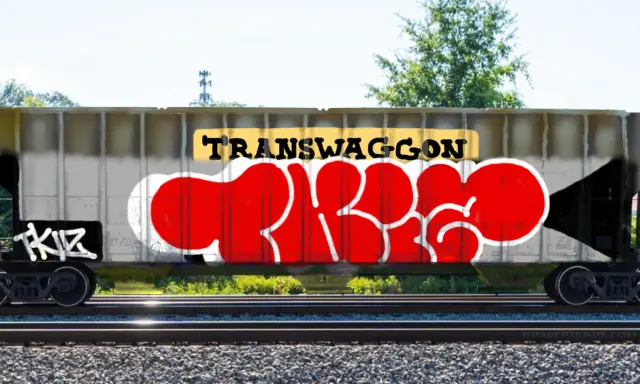Graffiti artwork by Tkiz