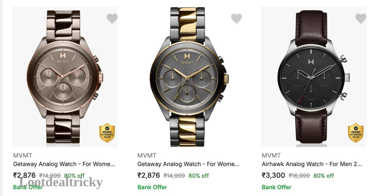 Mvmt Watches Upto – Just 85% OFF | Lowest Price Deal