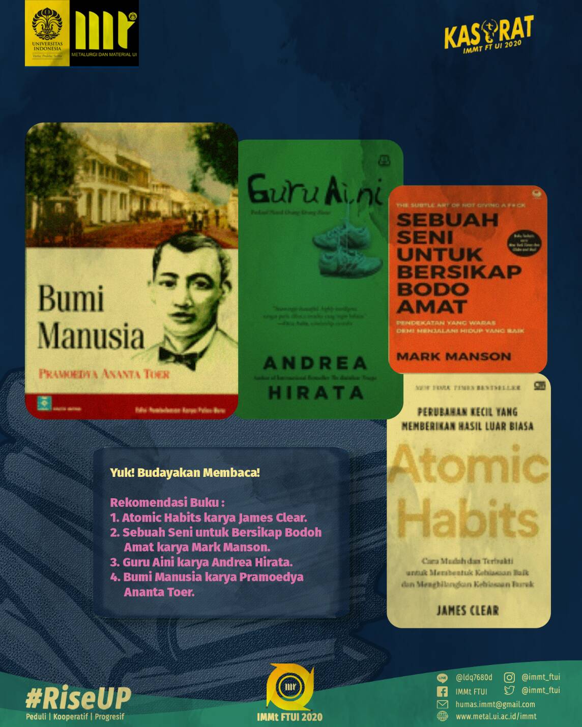 Hari Buku Nasional Diperingati Setiap Tanggal Dengan
