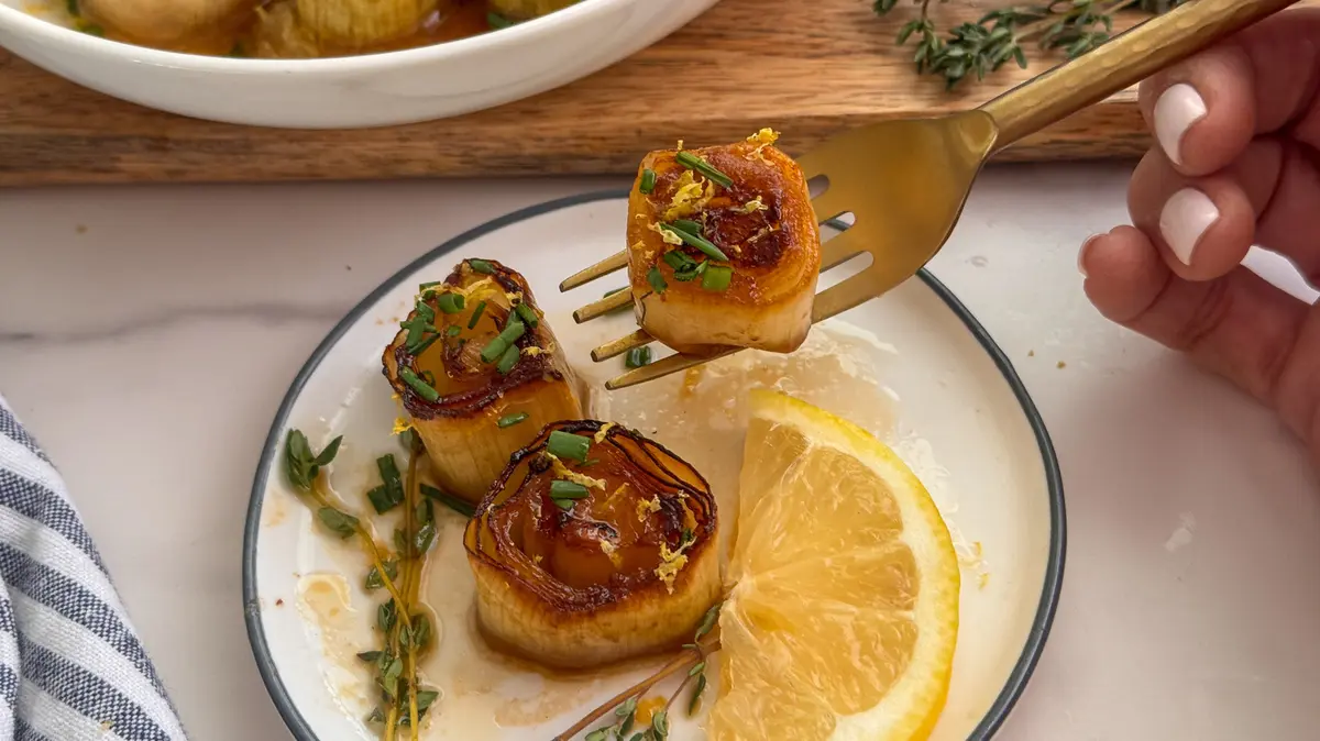 Velvety Melting Leeks Recipe