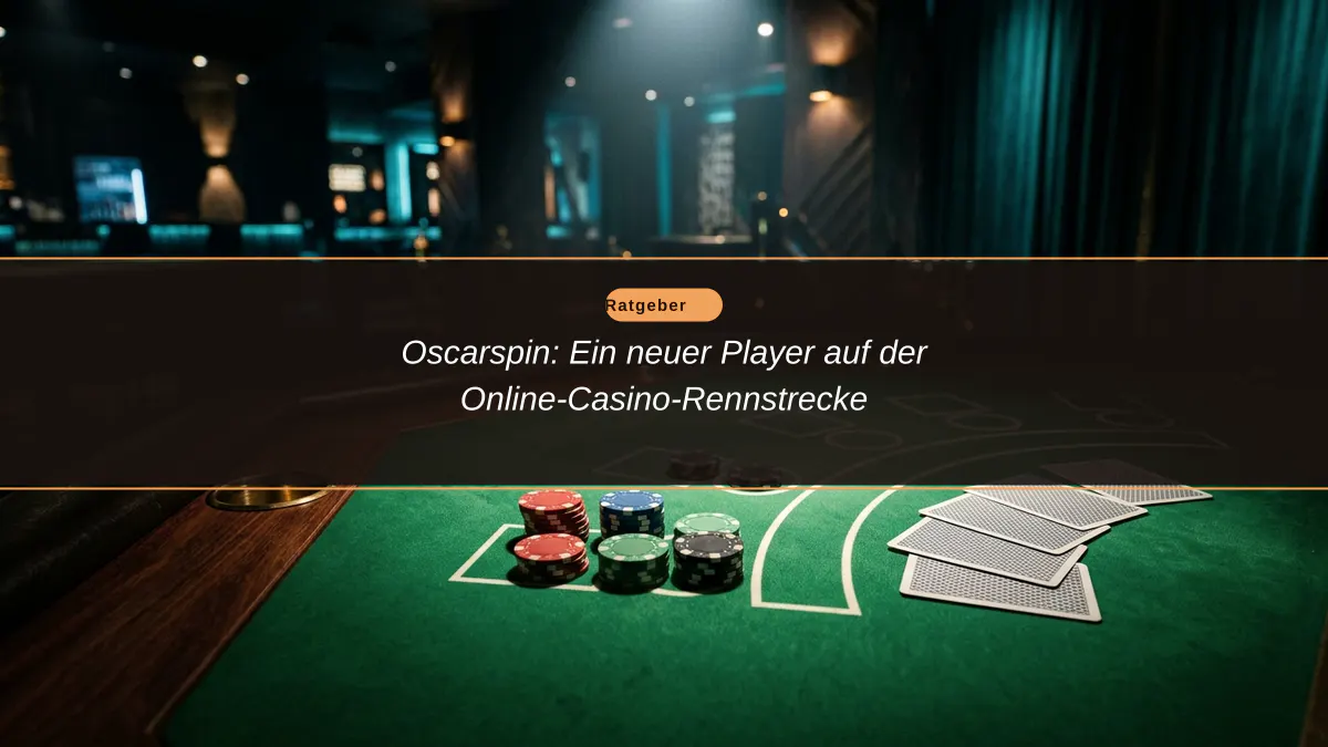 Oscarspin: Ein neuer Player auf der Online-Casino-Rennstrecke