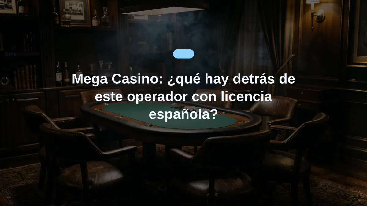Mega Casino: ¿qué hay detrás de este operador con licencia española?