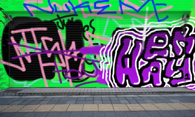 Graffiti artwork by DECAY