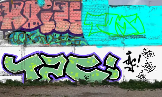 Graffiti artwork by tomittz0