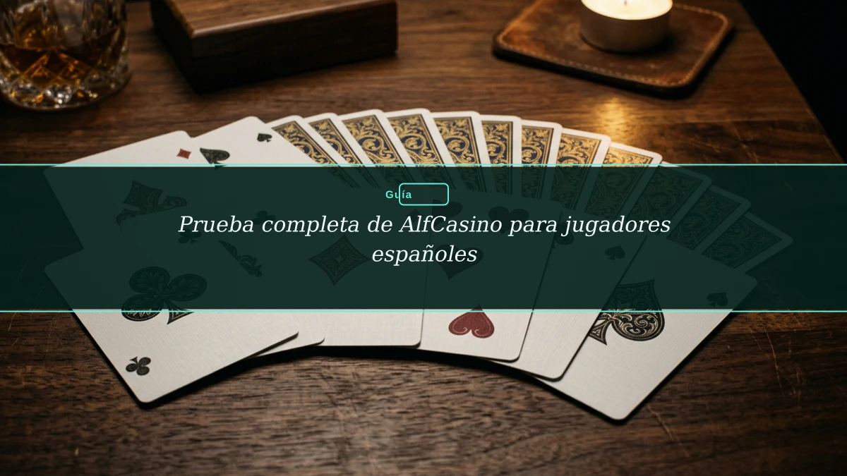 Prueba completa de AlfCasino para jugadores españoles