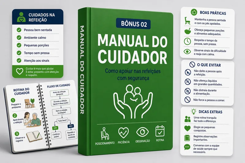 Mockup Manual do Cuidador