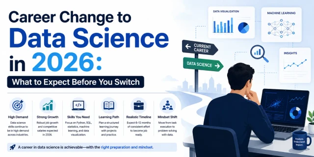 Career Change to Data Science in 2026: What to Expect Before You Switch