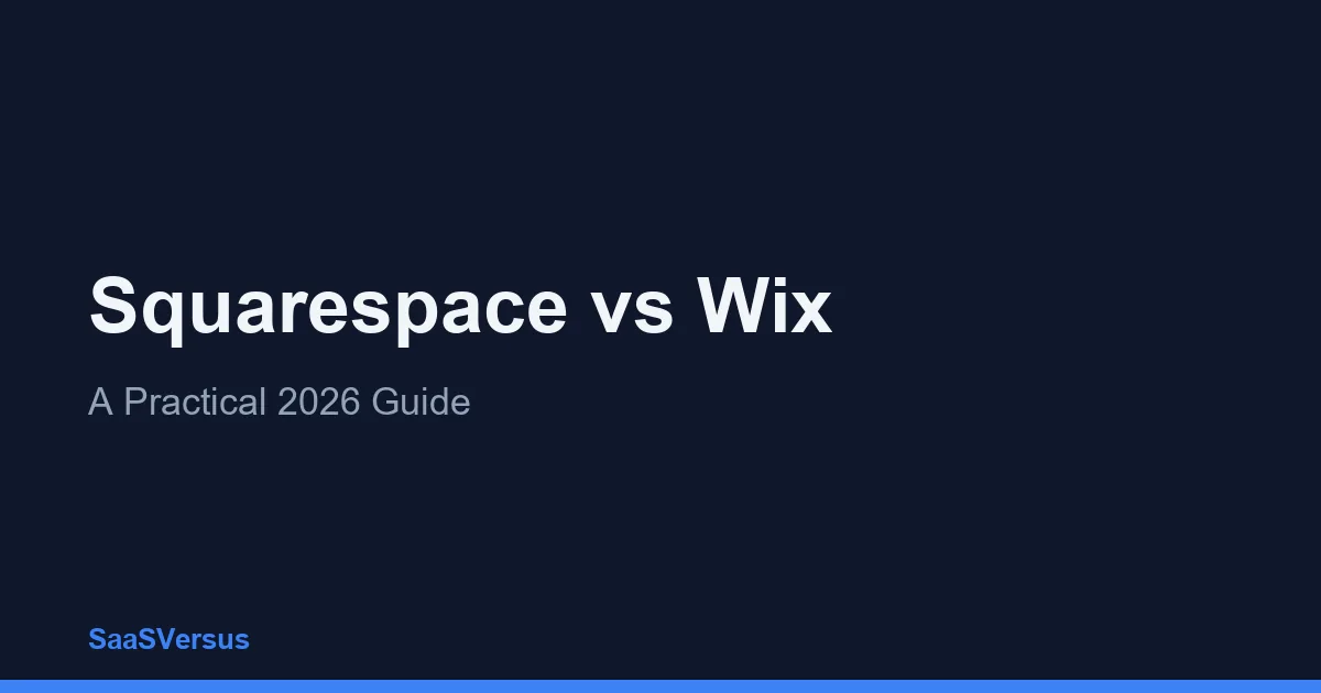 Squarespace vs Wix: A Practical 2026 Guide