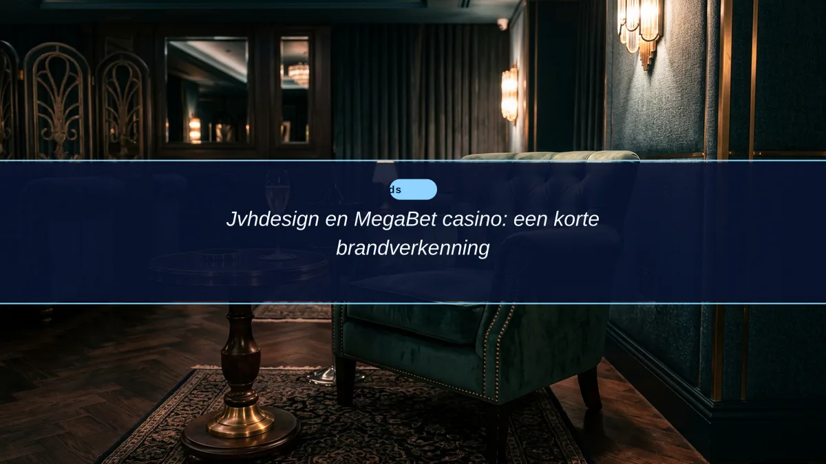 Jvhdesign en MegaBet casino: een korte brandverkenning