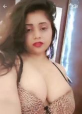 Meera Tango Live Nude Show with Brief Face