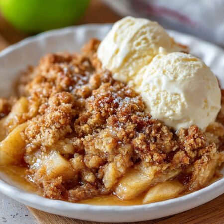Apple Cinnamon Crumble with Oats – Easy Fall Dessert Recipe