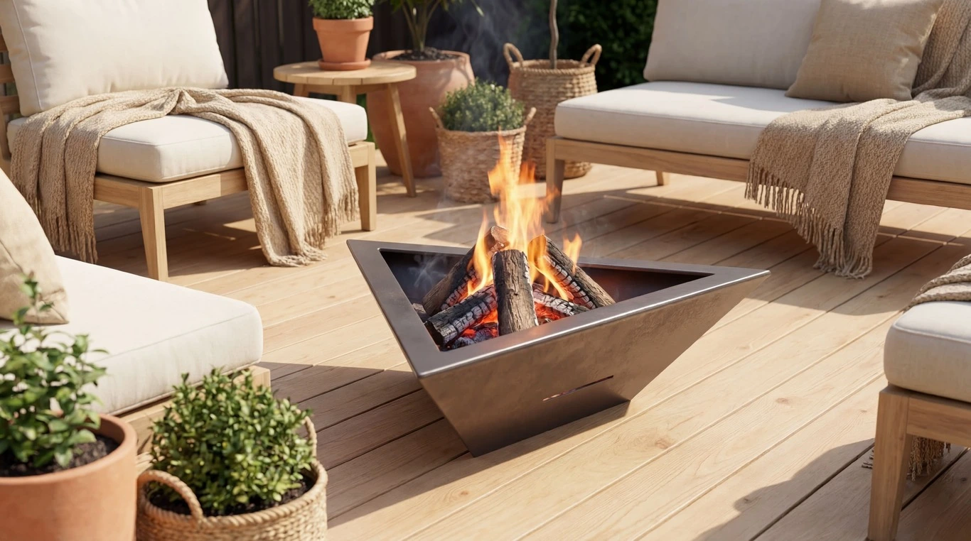 Triangular Fire Pit