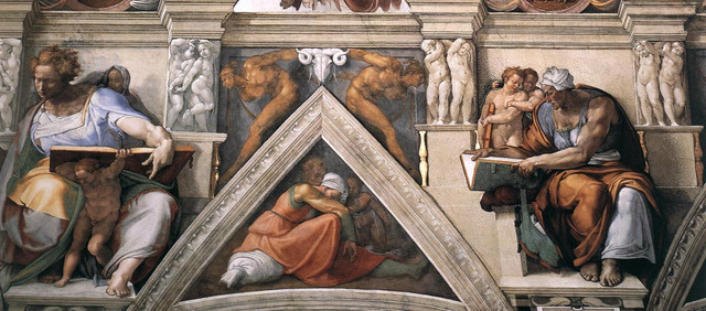The ceiling (detail)