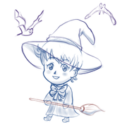 Valzed-Witch-Chibi-bats-sketch
