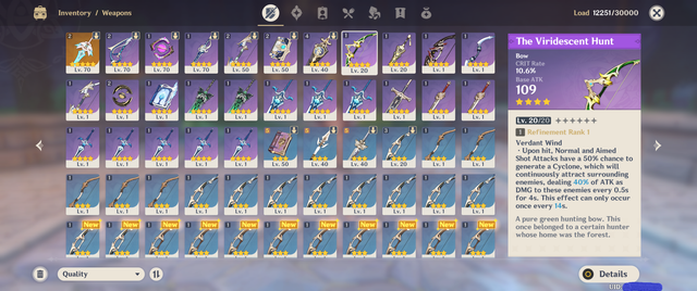 weapons
