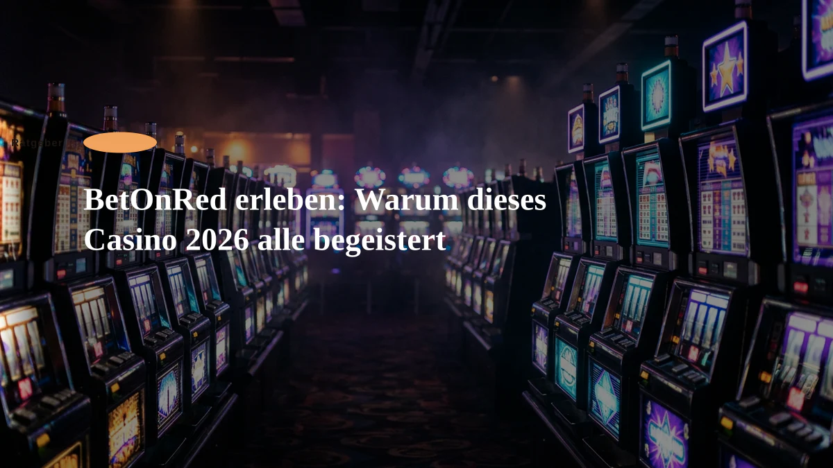 BetOnRed erleben: Warum dieses Casino 2026 alle begeistert