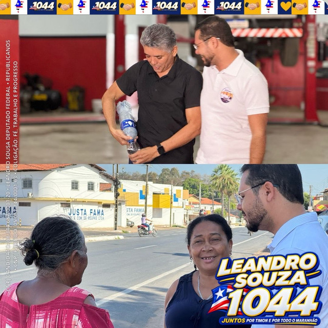 Leandro Sousa em momento de caminhada e contato com a comunidade
