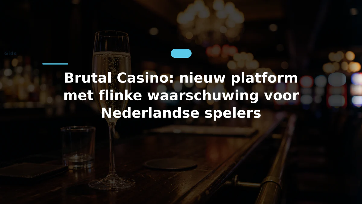 Brutal Casino: nieuw platform met flinke waarschuwing voor Nederlandse spelers