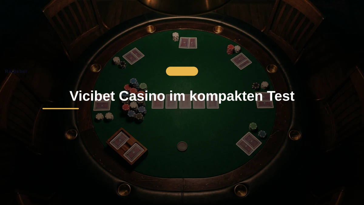 Vicibet Casino im kompakten Test