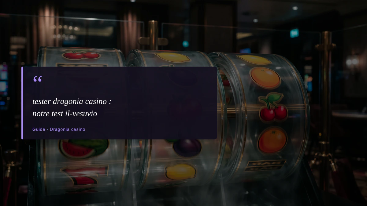 tester dragonia casino : notre test il-vesuvio