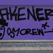 Graffiti artwork by WakManee