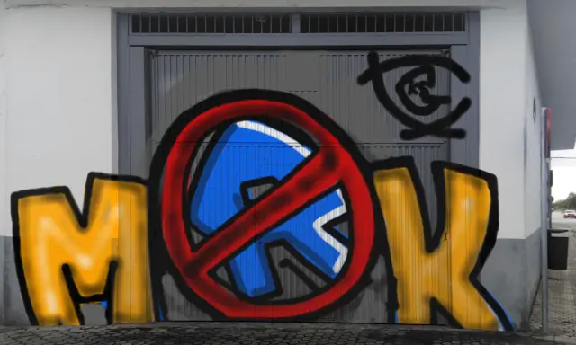 Graffiti artwork by GieKSaTauzen