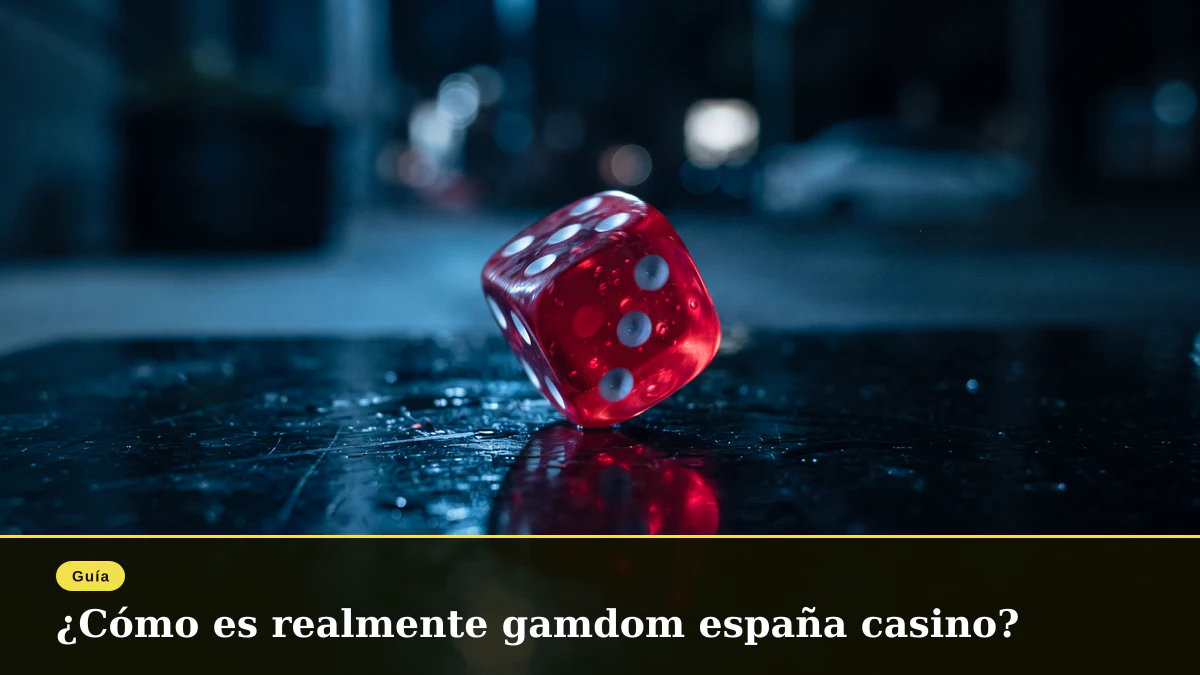 ¿Cómo es realmente gamdom españa casino?