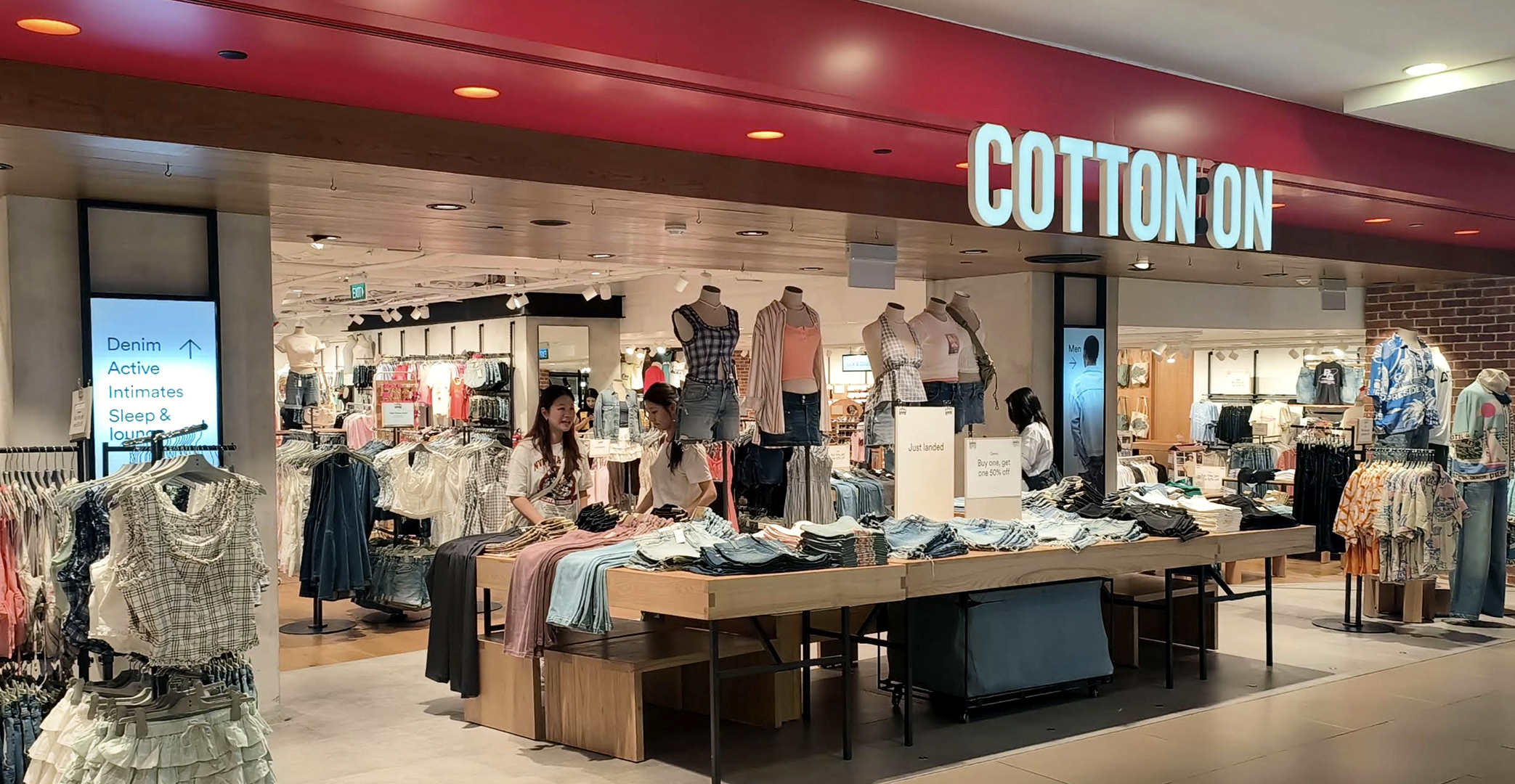 Cotton On Kids and accessories section
