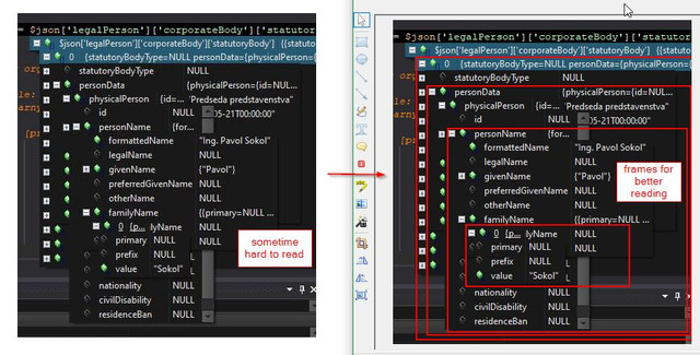 tooltip frames for better reading