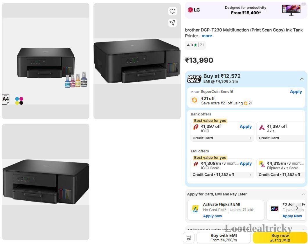Brother Dcp T230 Offer Image