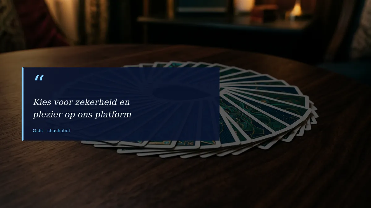 Kies voor zekerheid en plezier op ons platform