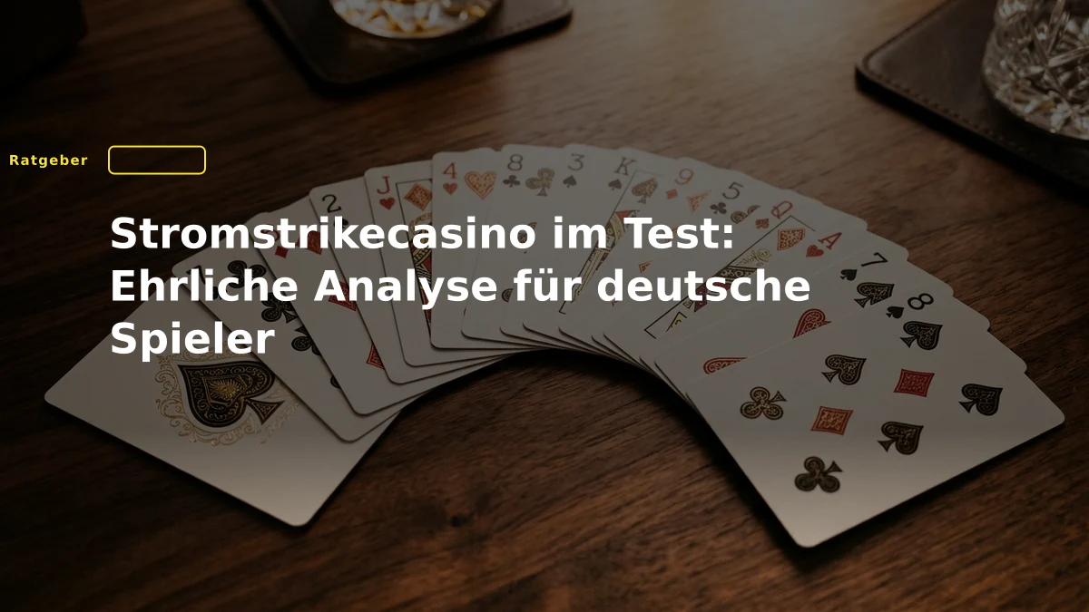 Stromstrikecasino im Test: Ehrliche Analyse für deutsche Spieler