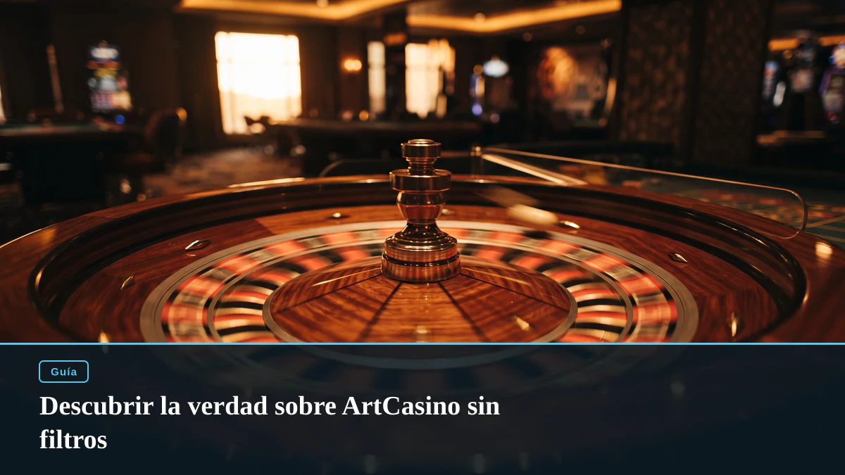 Descubrir la verdad sobre ArtCasino sin filtros