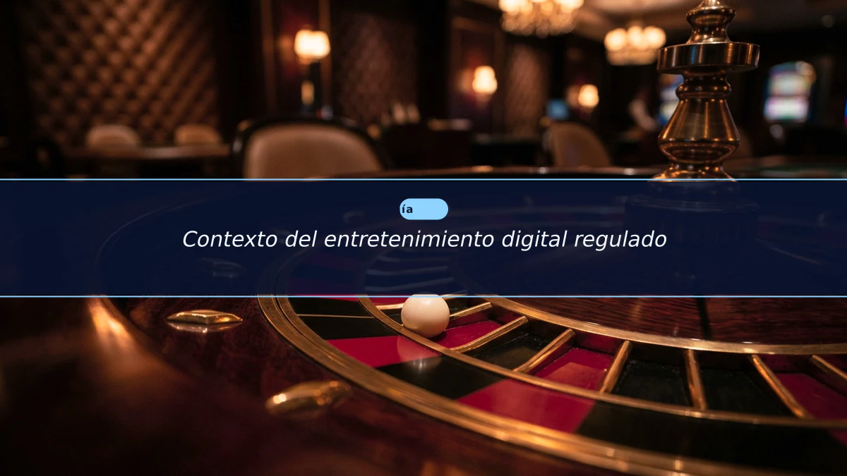 Contexto del entretenimiento digital regulado
