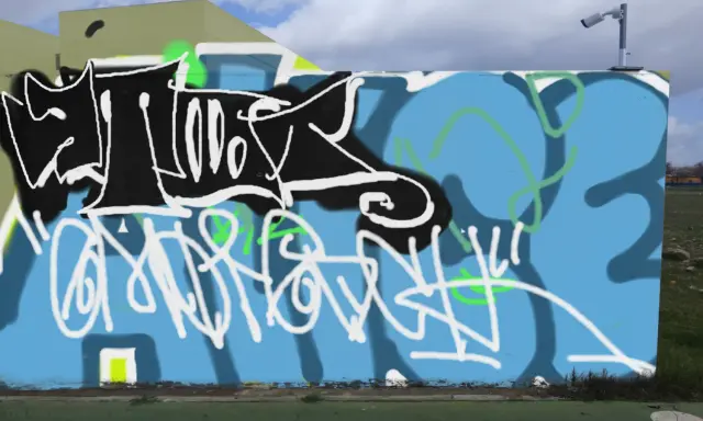Graffiti artwork by emot