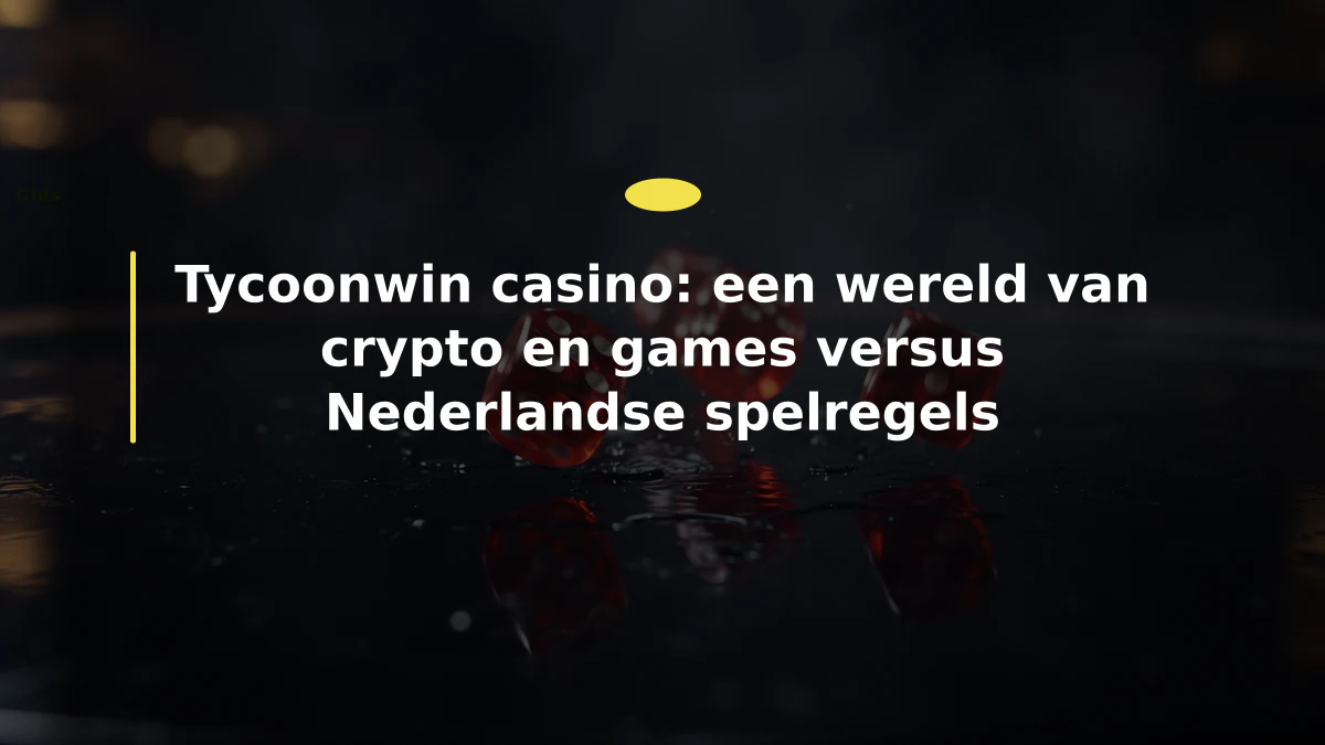 Tycoonwin casino: een wereld van crypto en games versus Nederlandse spelregels