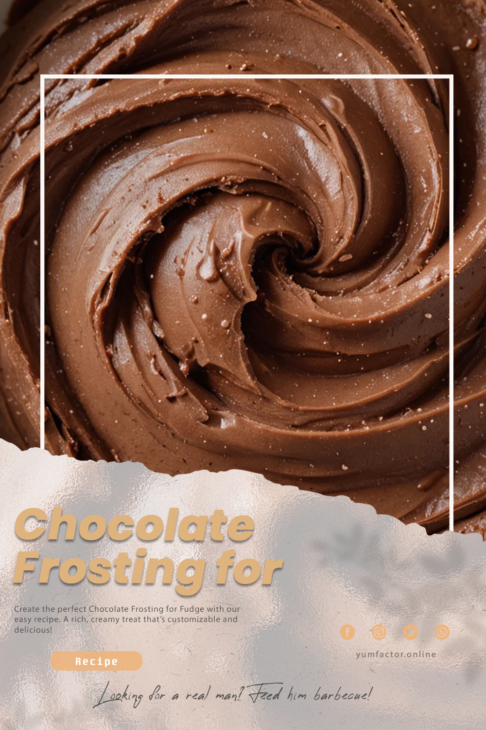 Chocolate Frosting for Fudge