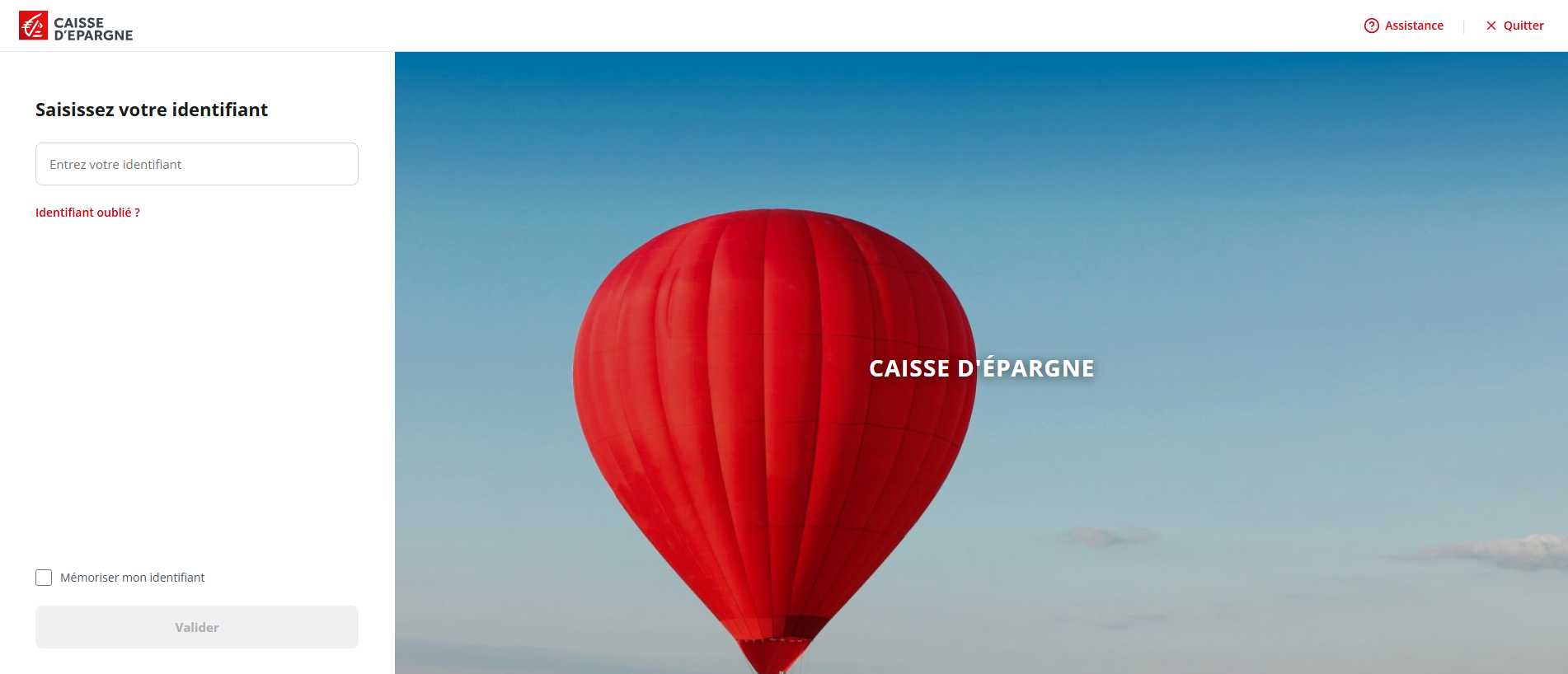 Stored capture of caisse-epargne.mdps.fr