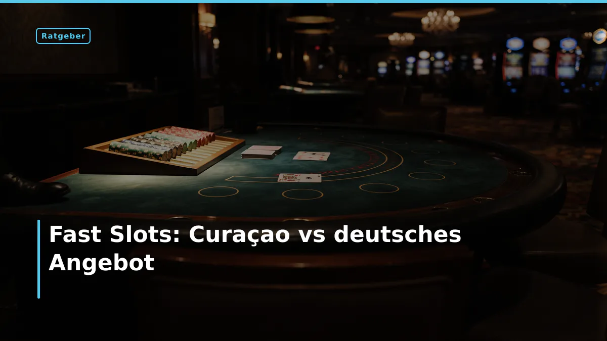 Fast Slots: Curaçao vs deutsches Angebot