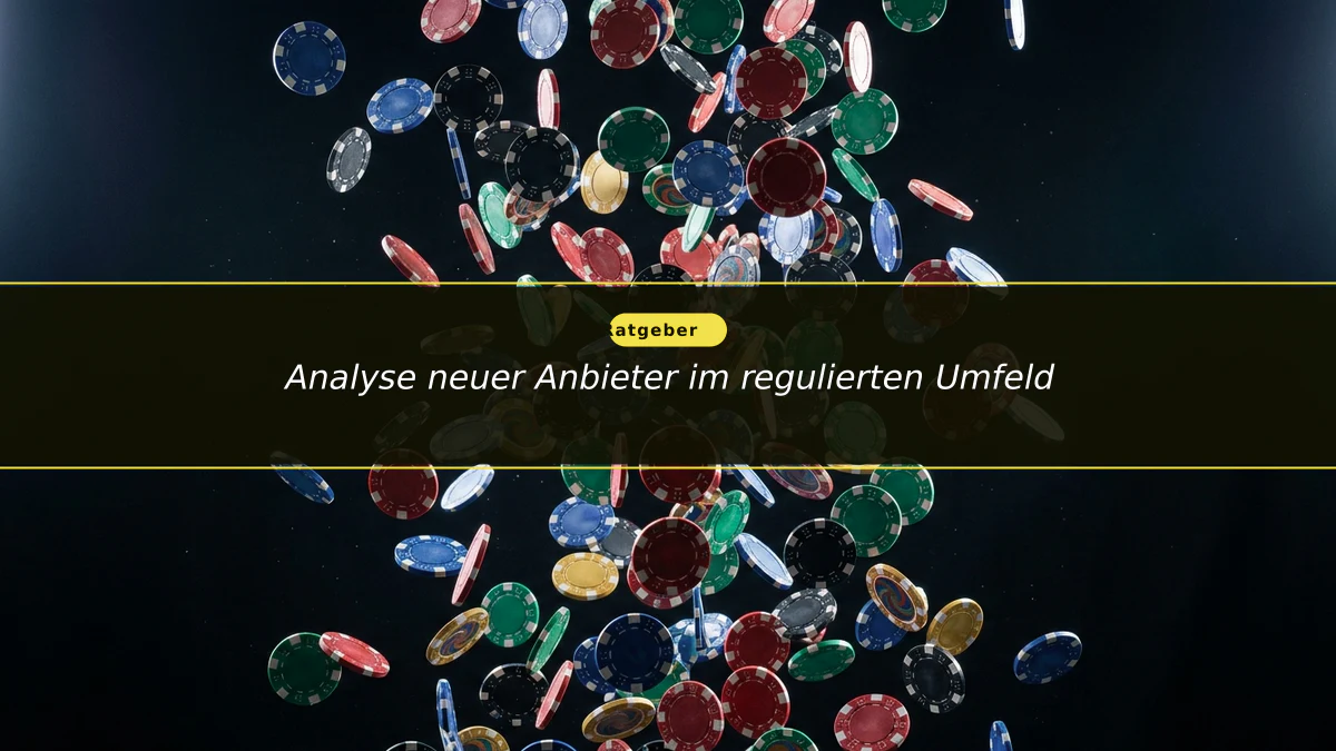 Analyse neuer Anbieter im regulierten Umfeld